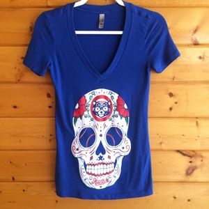 Chicago Cubs Dia De Los Muertos Sugar Skull Small
